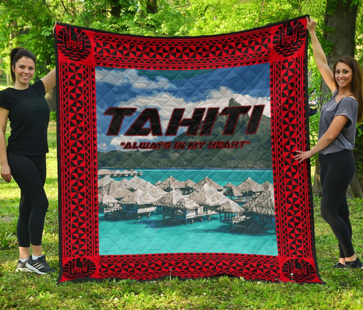 Tahiti Premium Quilts - Always In My Heart J1 Tahiti Premium Quilts - Always In My Heart J1