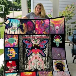 Tame Impala Quilt Blanket All Season Plus Size Quilt Blanket