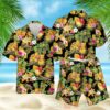 Teenage Mutant Ninja Turtles Black-Yellow Hawaiian Shirt