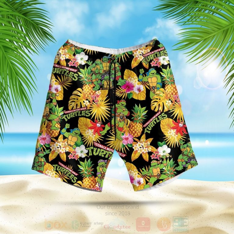 Teenage_Mutant_Ninja_Turtles_Black-Yellow_Hawaiian_Shirt_Short_1_2-768x768-1