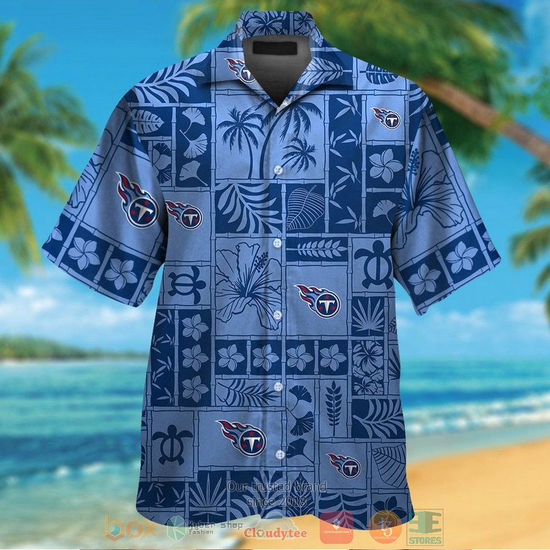 Tennessee Titans Tropical Plants Blue Hawaii Shirt Tennessee Titans Tropical Plants Blue Hawaii Shirt