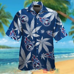 Tennessee Titans Weed Blue Hawaii Shirt