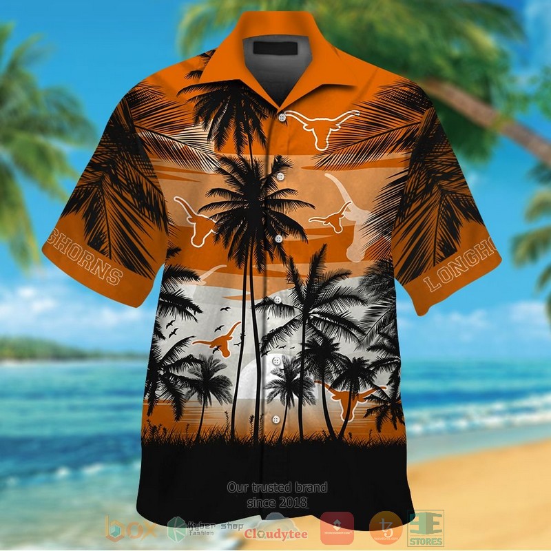 Texas Longhorns Tropical Hawaiian Shirt And Shorts Texas Longhorns Tropical Hawaiian Shirt And Shorts