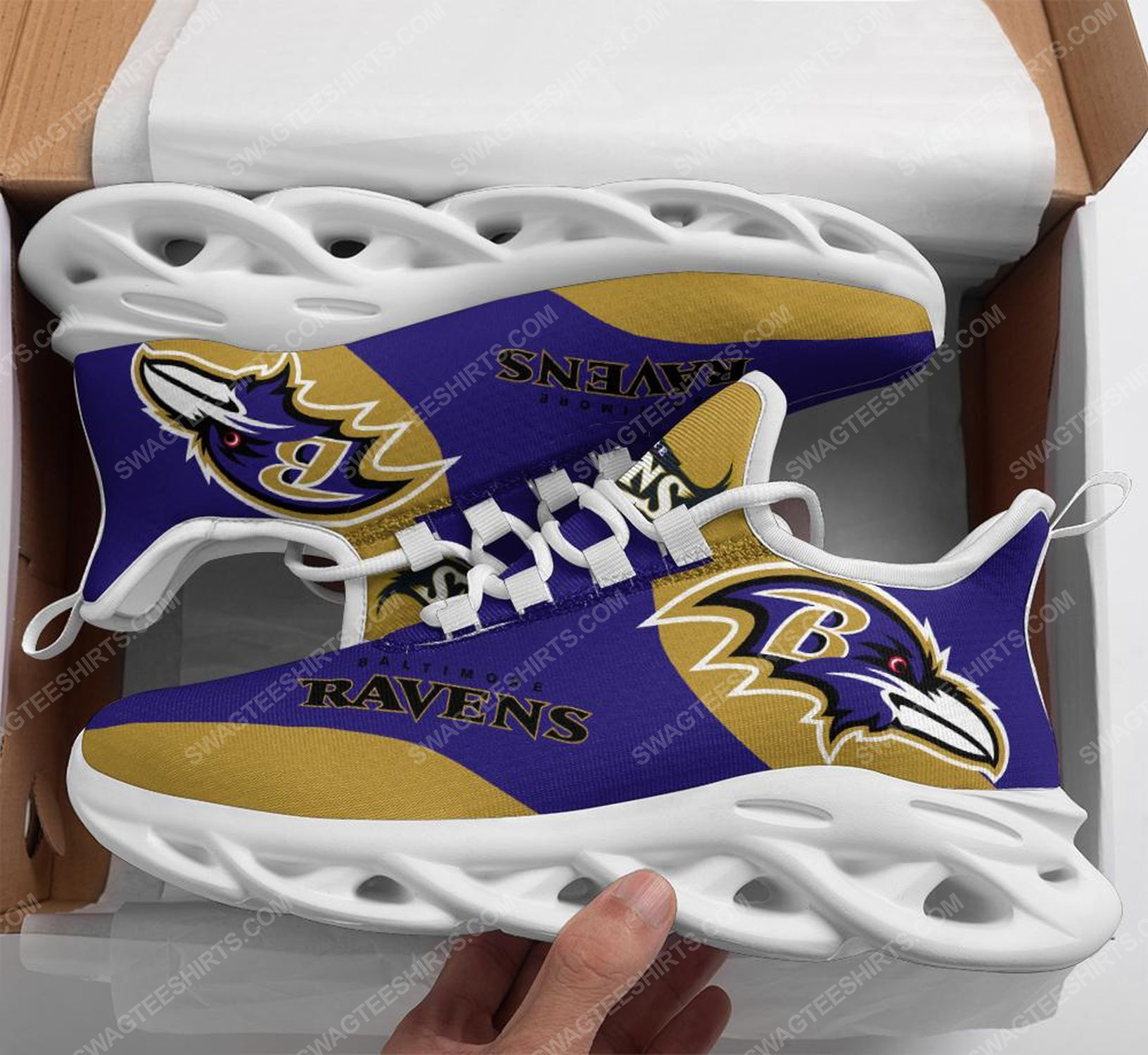 The Baltimore Ravens Football Team Max Soul Shoes The Baltimore Ravens Football Team Max Soul Shoes