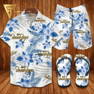 The Beach Boys Band Hawaiian Shirt Beach Shorts And Flip Flops