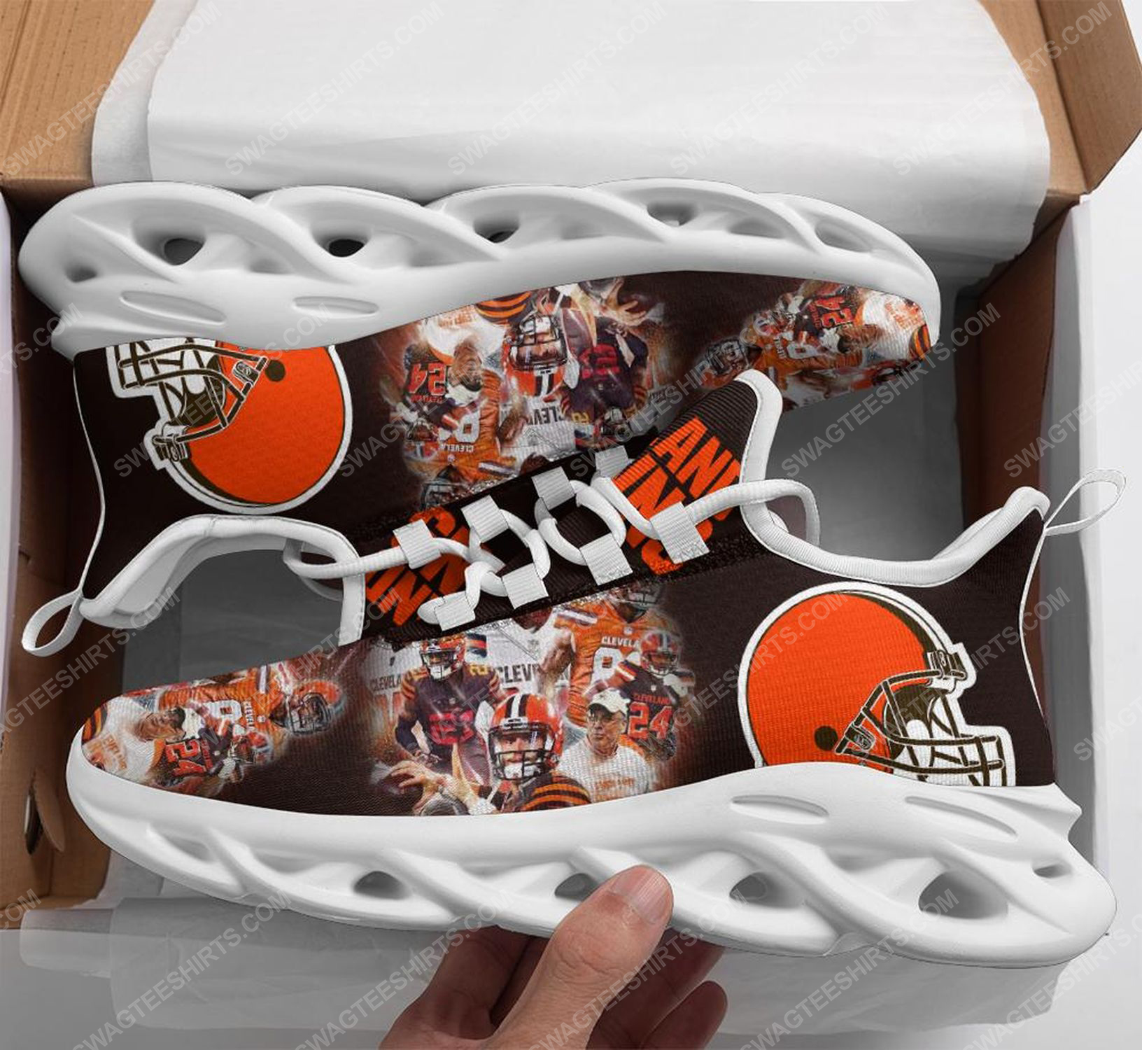 The Cleveland Browns Football Team Max Soul Shoes The Cleveland Browns Football Team Max Soul Shoes