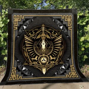 The Legend Of Zelda Quilt Premium Quilt Blanket Size Throw