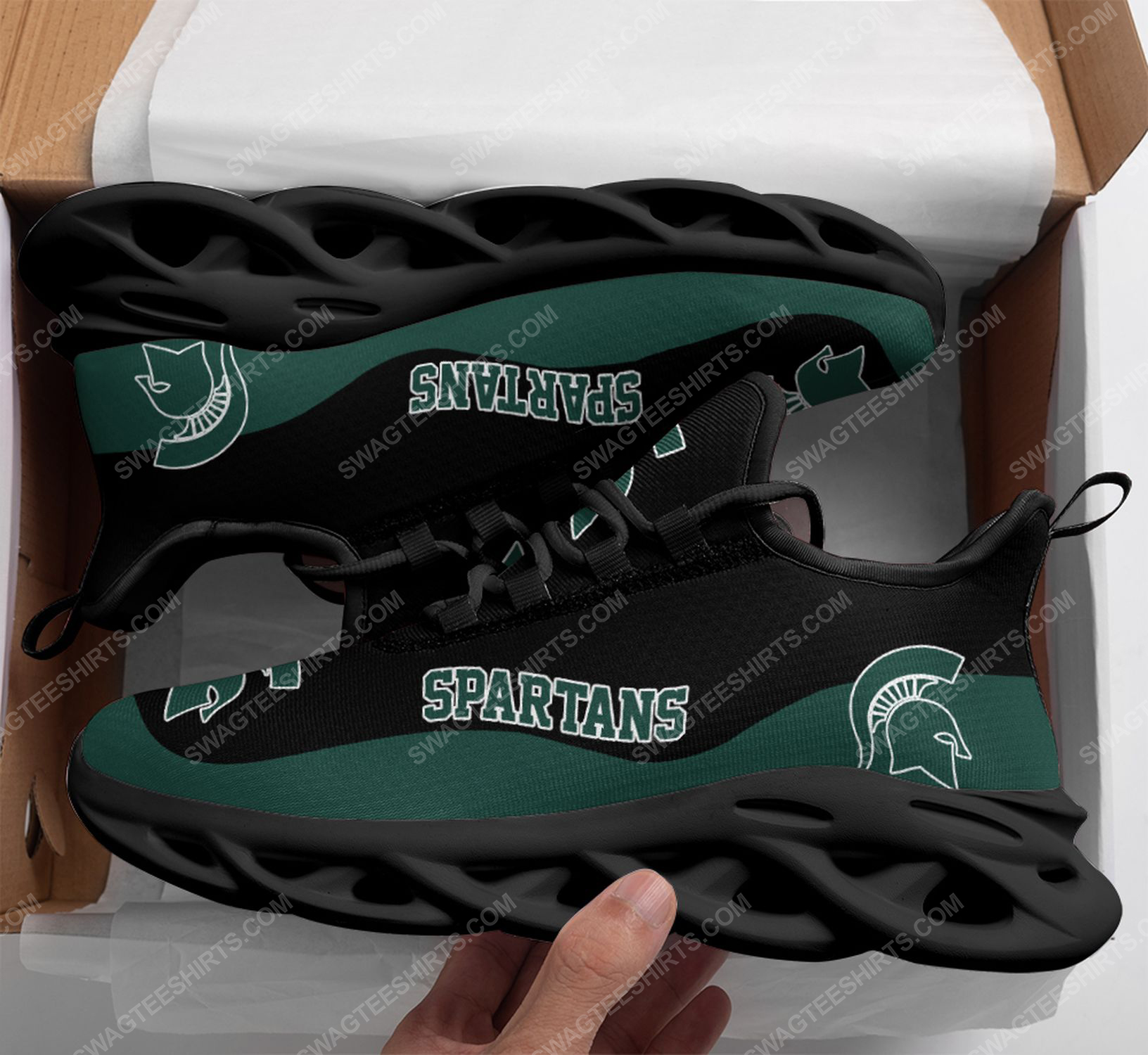 The Michigan State Spartans Football Team Max Soul Shoes The Michigan State Spartans Football Team Max Soul Shoes