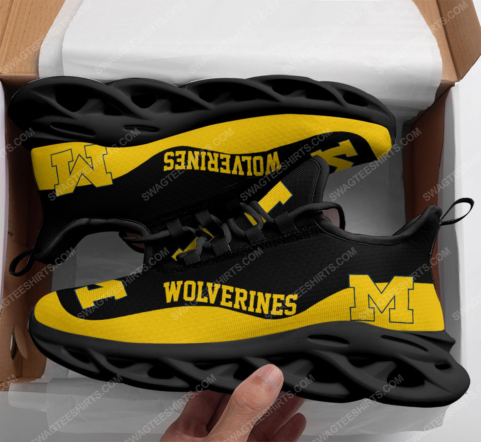 The Michigan Wolverines Football Team Max Soul Shoes The Michigan Wolverines Football Team Max Soul Shoes