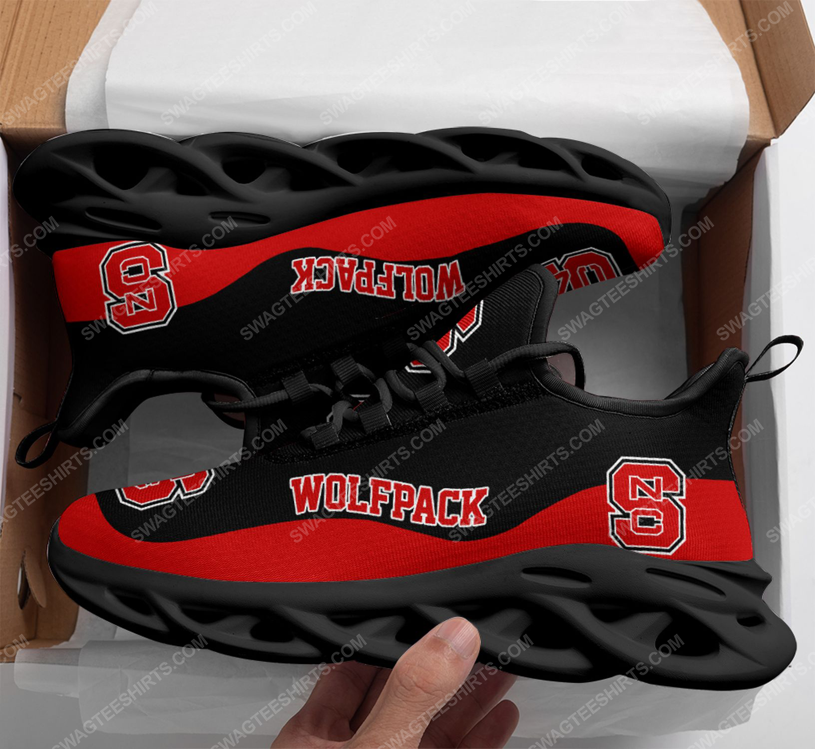 The Nc State Wolfpack Football Team Max Soul Shoes The Nc State Wolfpack Football Team Max Soul Shoes