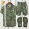 The North Face Camo Hawaiian Shirt Beach Shorts And Flip Flops