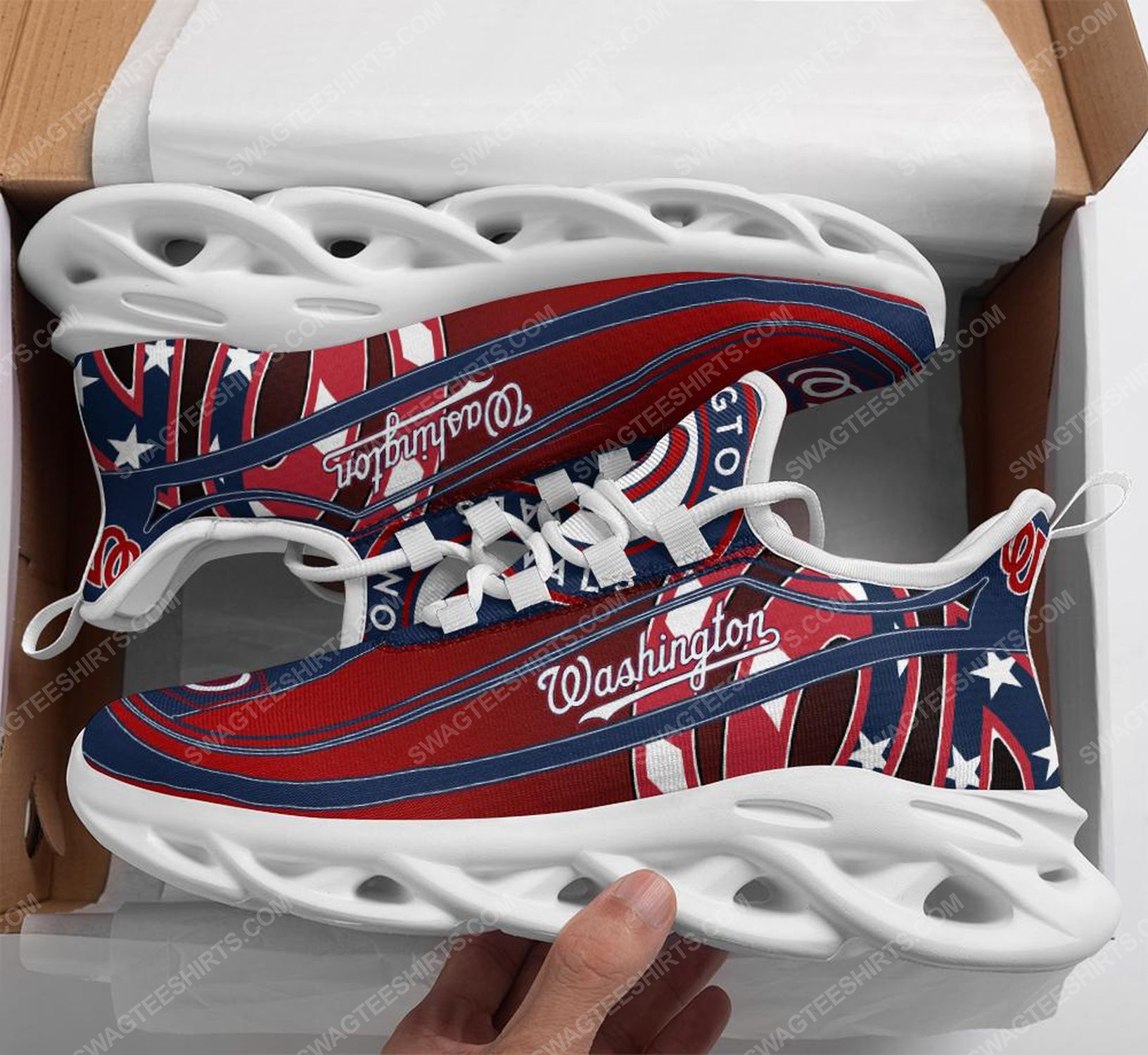 The Washington Nationals Baseball Team Max Soul Shoes The Washington Nationals Baseball Team Max Soul Shoes