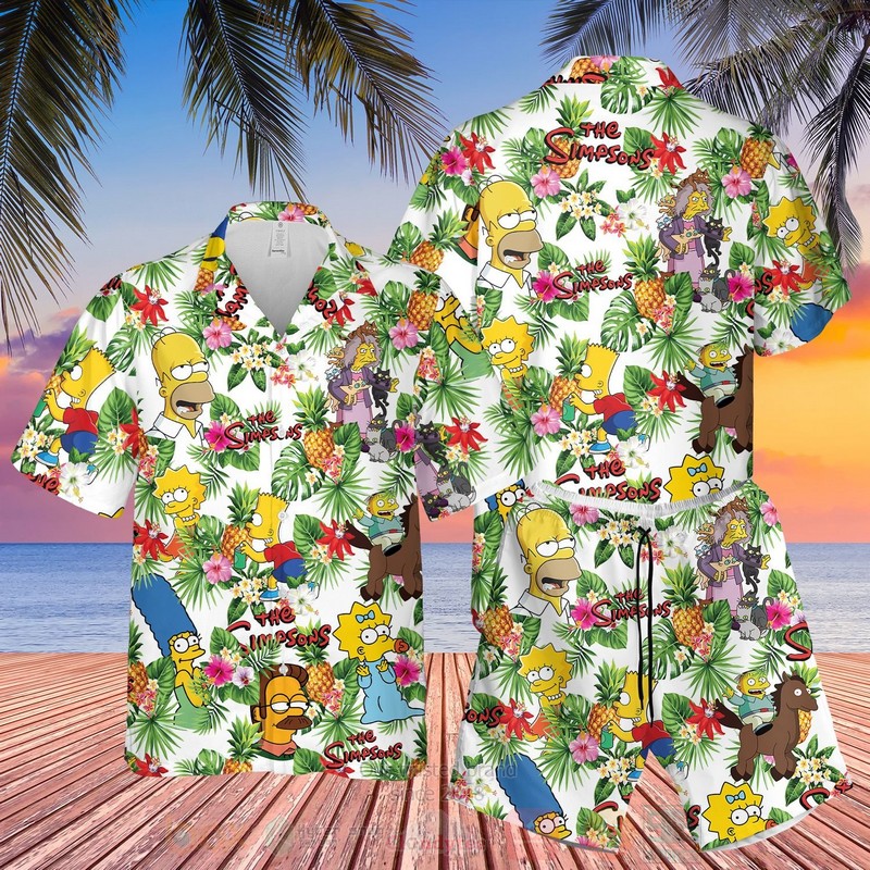 The Simpsons Characters Hawaiian Shirt The Simpsons Characters Hawaiian Shirt