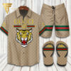 Tiger Gucci Logo Hawaiian Shirt Beach Shorts And Flip Flops