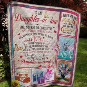 To My Daughter19110050 Quilt Blanket19110050 Quilt Blanket