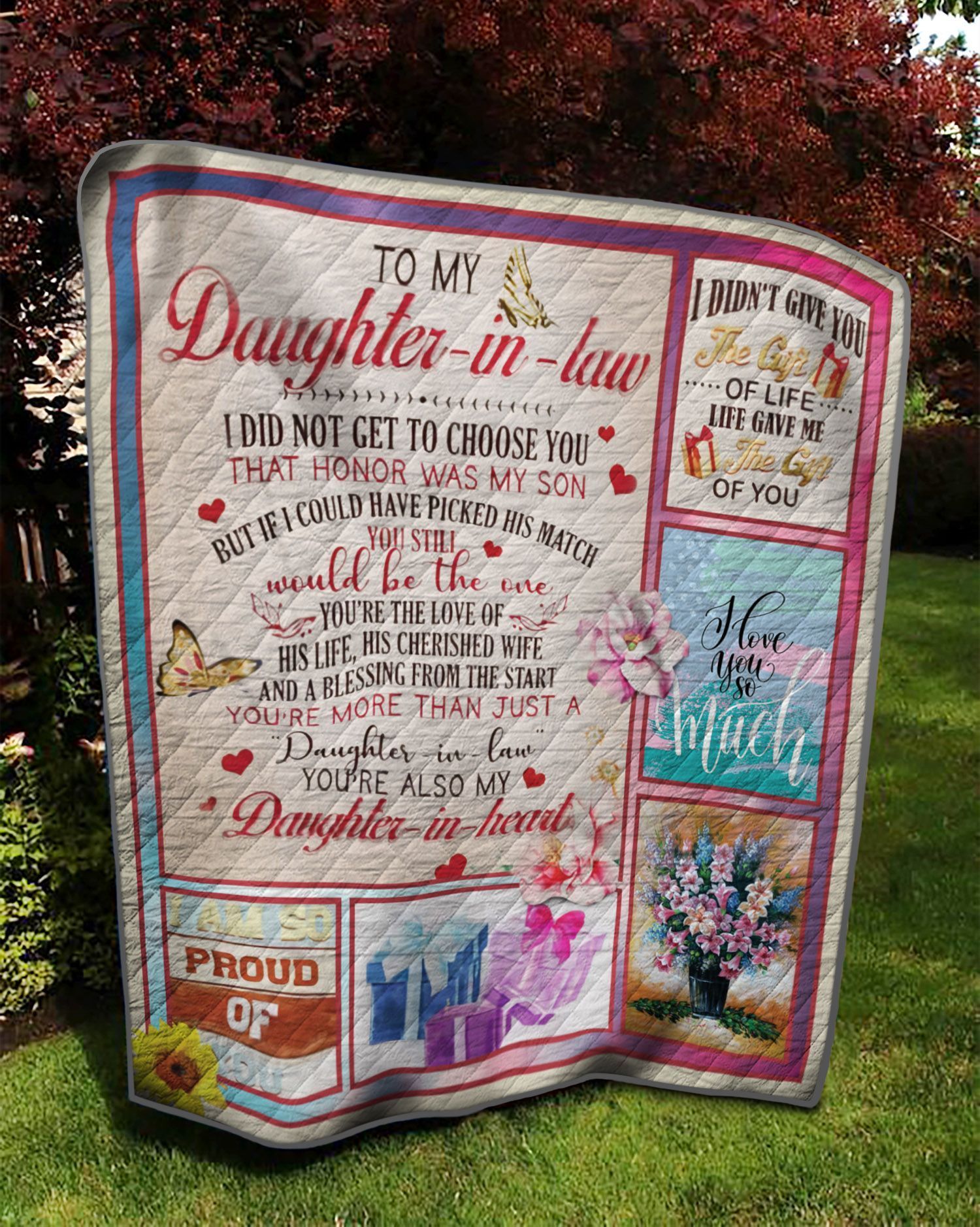 To My Daughter19110050 Quilt Blanket19110050 Quilt Blanket To My Daughter19110050 Quilt Blanket19110050 Quilt Blanket