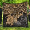Tonga Polynesian Premium Quilts - Golden Turtle