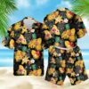 Toothless Baby Black-Yellow Hawaiian Shirt
