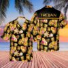 Trojan Condoms Hawaiian Shirt
