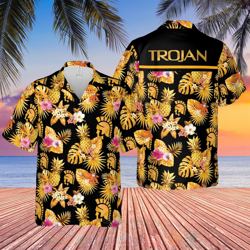 Trojan Condoms Hawaiian Shirt Trojan Condoms Hawaiian Shirt