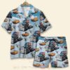 Trucker Truck And Angry Convoy Duck Pattern