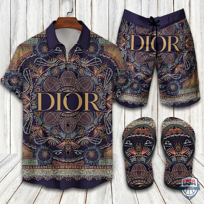 Dior Hawaiian Shirt Beach Short Dior Hawaiian Shirt Beach Short