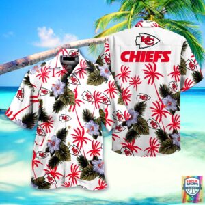 Kansas City Chiefs Nfl Hawaiian Shirt Beach Short