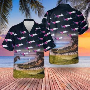 Uk Airlines Wizz Air Airbus A321-200 Hawaiian Shirt