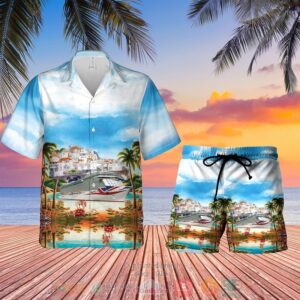 Uk P&O Cruises Mv Britannia Hawaiian Shirt