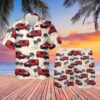Uk Royal Mail Van Palm Tree Hawaiian Shirt