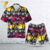 Us Air Force Lockheed Ac-130 All Over Print Hawaiian Shirts And Beach Shorts