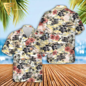 Us Air Force Sikorsky Mh-53 Pave Low Pink Floral All Over Print Hawaiian Shirts And Beach Shorts