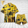 Us Army Cessna O-1 Bird All Over Print Hawaiian Shirts And Beach Shorts
