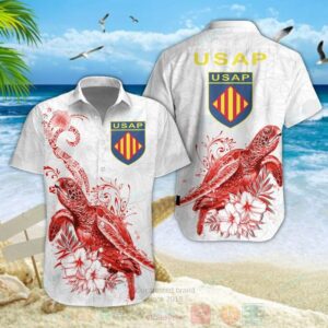 Usa Perpignan Turtle Hawaiian Shirt