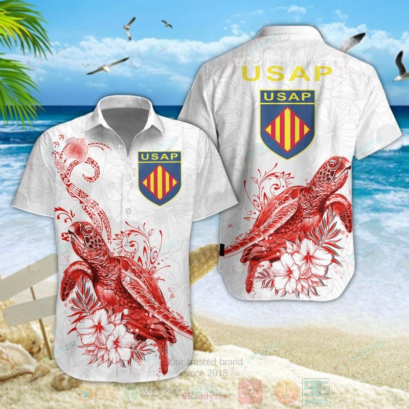 Usa Perpignan Turtle Hawaiian Shirt Usa Perpignan Turtle Hawaiian Shirt