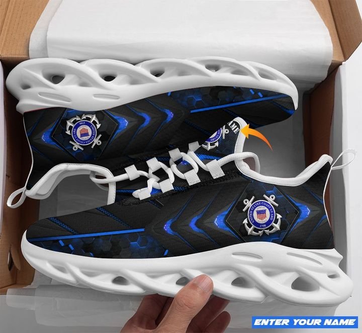 United States Coast Guard Max Soul Shoes Customized Names United States Coast Guard Max Soul Shoes Customized Names