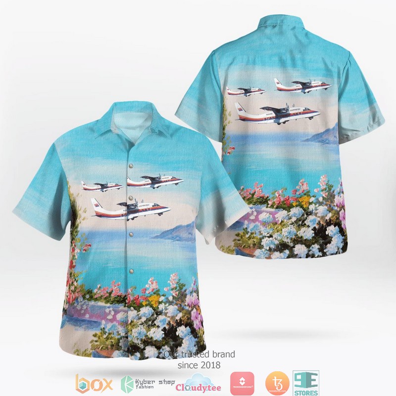United Express Westair Commuter Airlines Short 360-300 Hawaiian Shirt United Express Westair Commuter Airlines Short 360-300 Hawaiian Shirt
