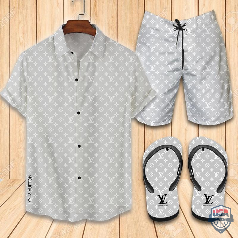Louis Vuitton Set Hawaiian Shirt And Short Louis Vuitton Set Hawaiian Shirt And Short