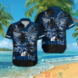 Vancouver Canucks Hawaiian Shirt And Shorts