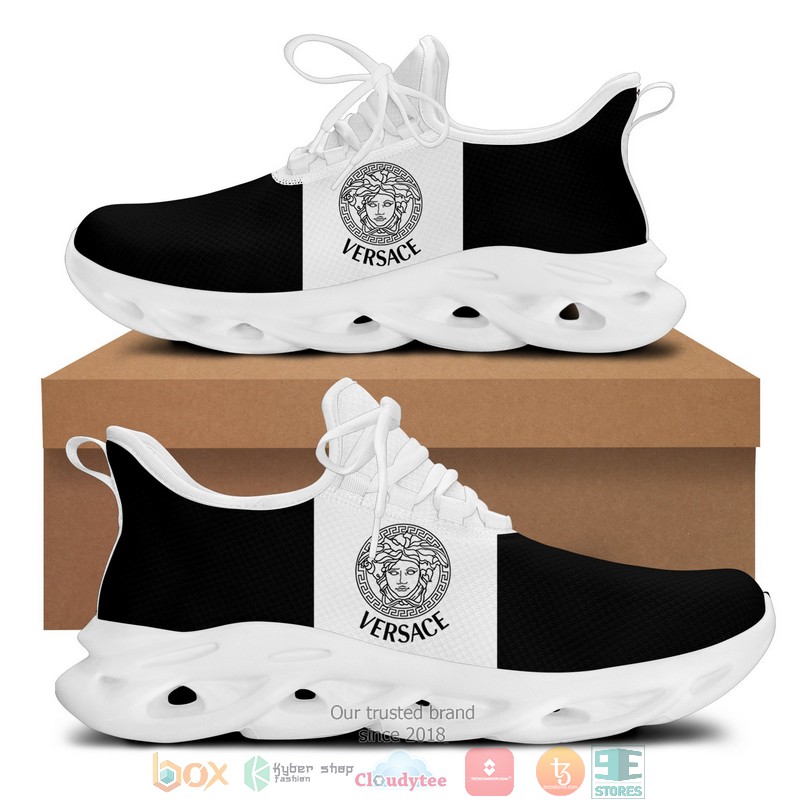 Versace Black And White Clunky Max Soul Sneaker Versace Black And White Clunky Max Soul Sneaker