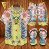 Versace Ocean Version Hawaiian Shirt Beach Shorts And Flip Flops