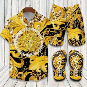 Versace Yellow Hawaiian Shirt