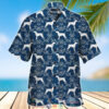 German Shorthaired Tropical Hawaiian Shirt And Shorts