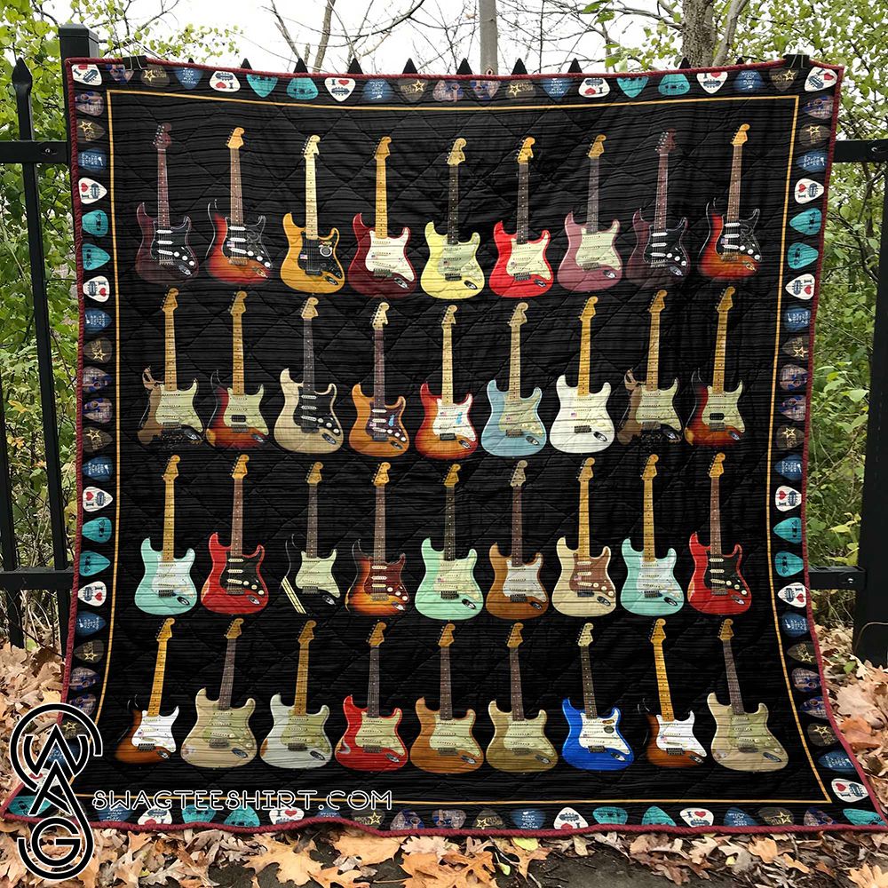 Vintage Guitar Quilt Vintage Guitar Quilt