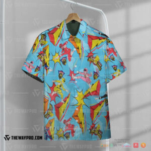 Vintage Mighty Morphin Power Rangers Hawaiian Shirt
