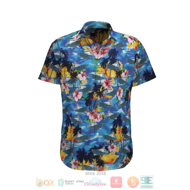 Hmas Stuart Ffh 153 Royal Australian Navy Hawaiian Shirt
