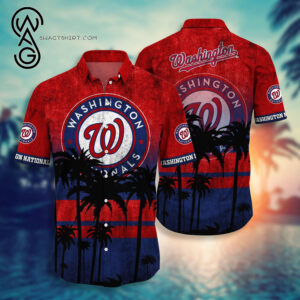 Washington Nationals Baseball Team Combo Hawaiian Shirt And Shorts