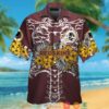 Washington Redskins Backbone Hibiscus Hawaiian Shirt