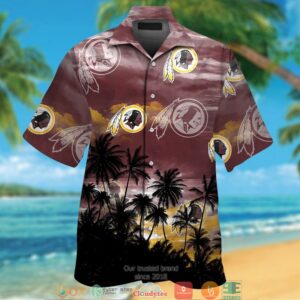 Washington Redskins Coconut Island Hawaiian Shirt