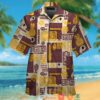 Washington Redskins Fish Pineapple Pattern Hawaiian Shirt